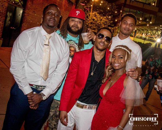 group of friends having fun at a private party