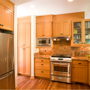 Brown Wood Kitchen - Custom Cabinets in Springfield, OR