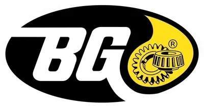 Logo for BG brand: white