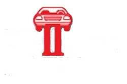 Logo for Village Automotive Center: Red car above 