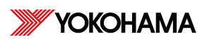 Yokohama logo with a red and white arrow symbol and black text.