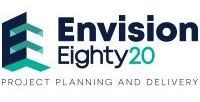 The envision eighty 20 logo is a project planning and delivery company.