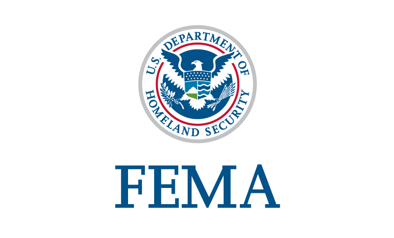 The logo for the u.s. department of homeland security fema