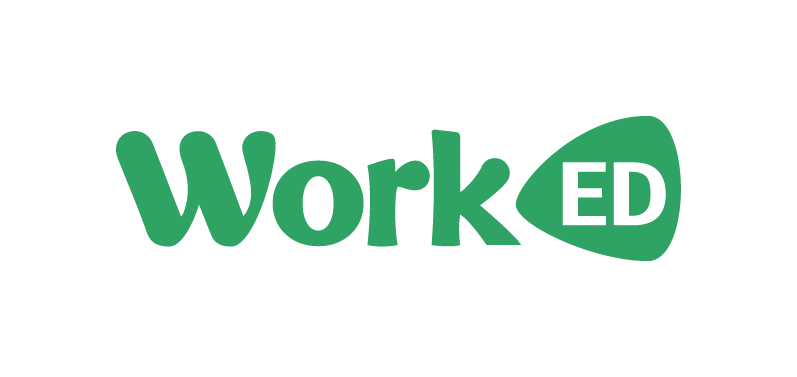 The logo for worked is green and white on a white background.