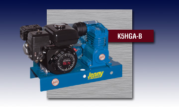 A picture of a k5hga-b engine and compressor