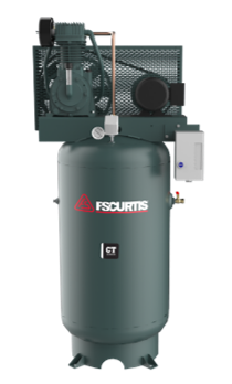 A elgi air compressor is shown on a white background A elgi air compressor is shown on a white background