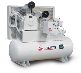 A elgi air compressor is shown on a white background A elgi air compressor is shown on a white background