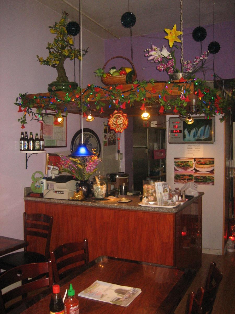 restaurant inside near kitchen
