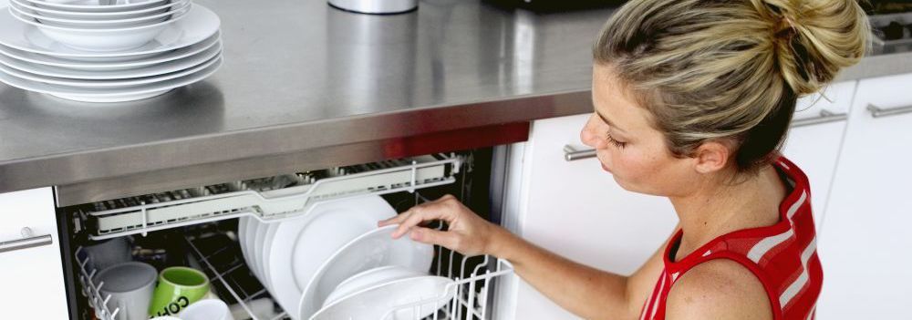 Woman happy with her appliance service in Wellington