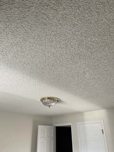 popcorn ceiling