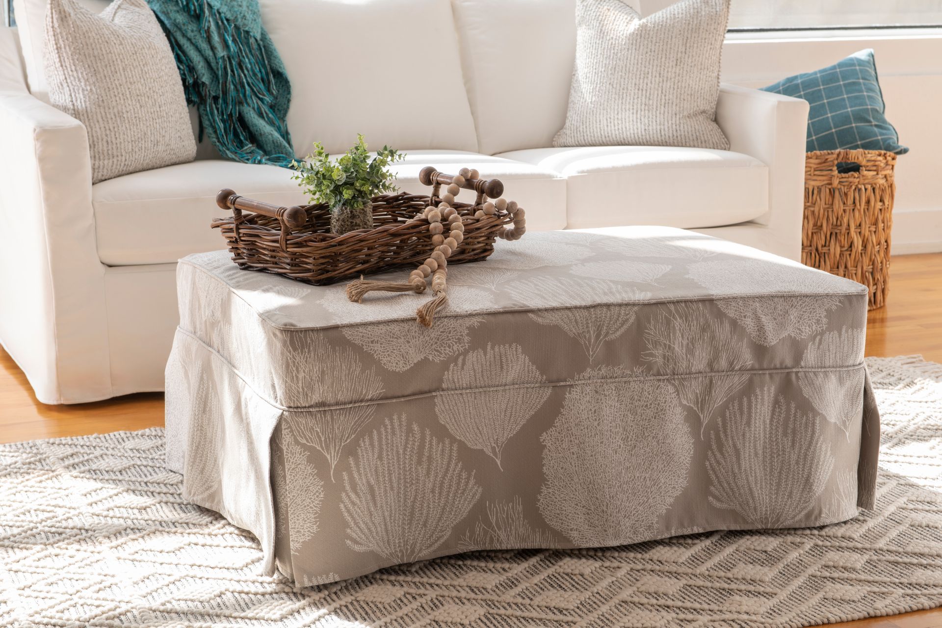 Beautiful modern ottoman