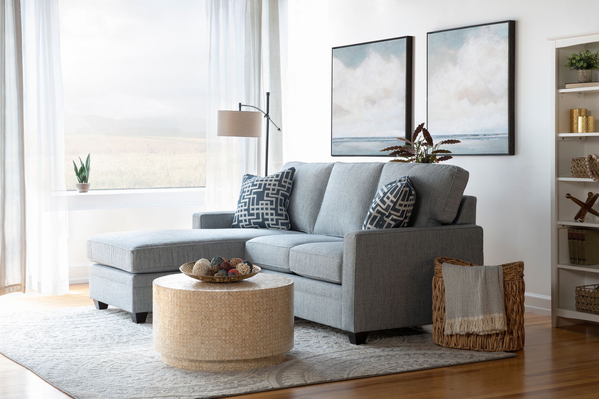 Custom  coastal inspired sofa design | Tess Series by JP Home