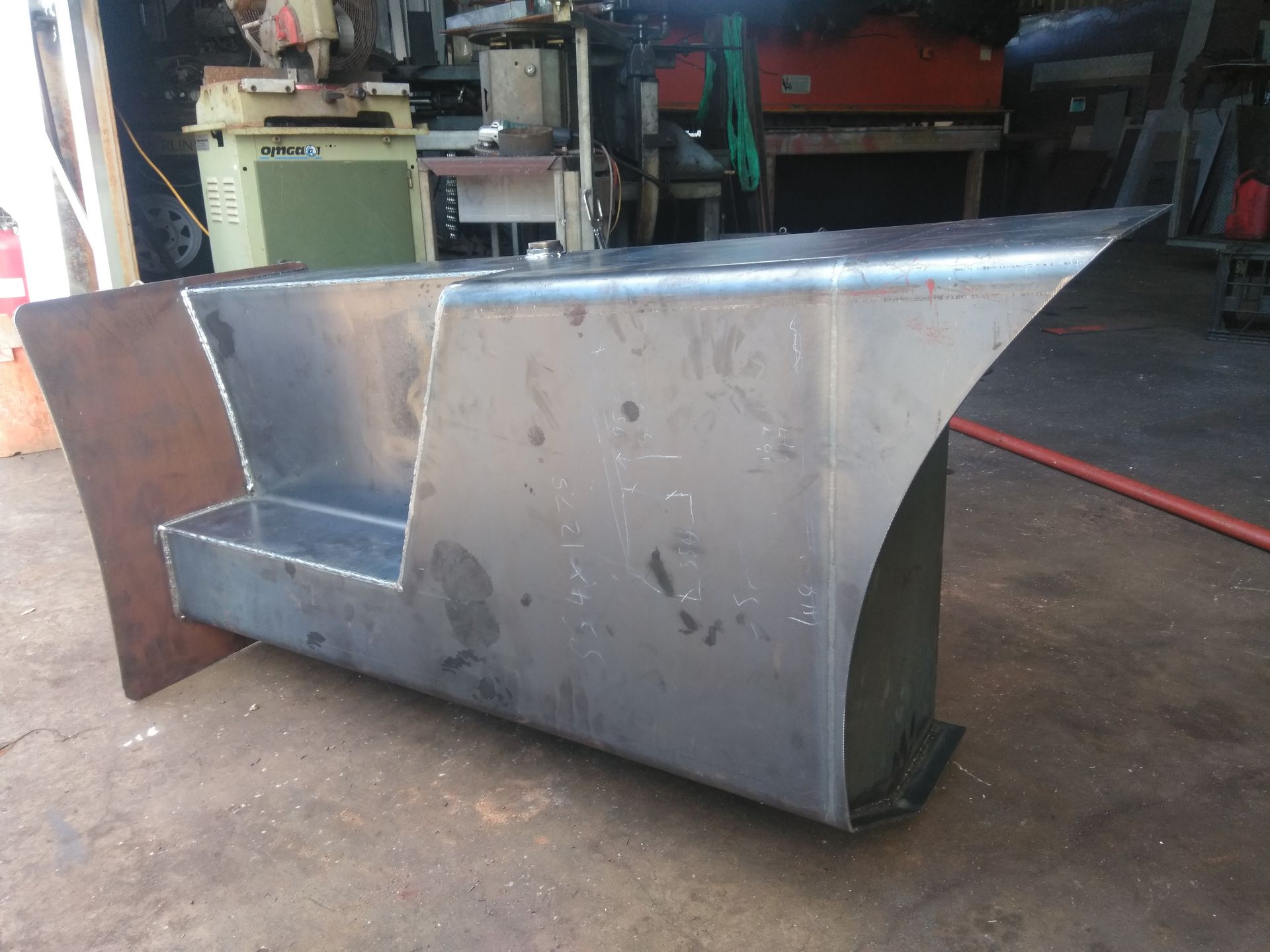 Metallic Industrial Sheet-metal Structure in a Workshop — Greville Fabrication in Girraween, NSW