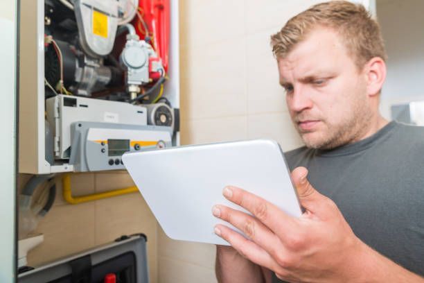 Emergency heating contractor fixing your gas furnace quickly and reliably.