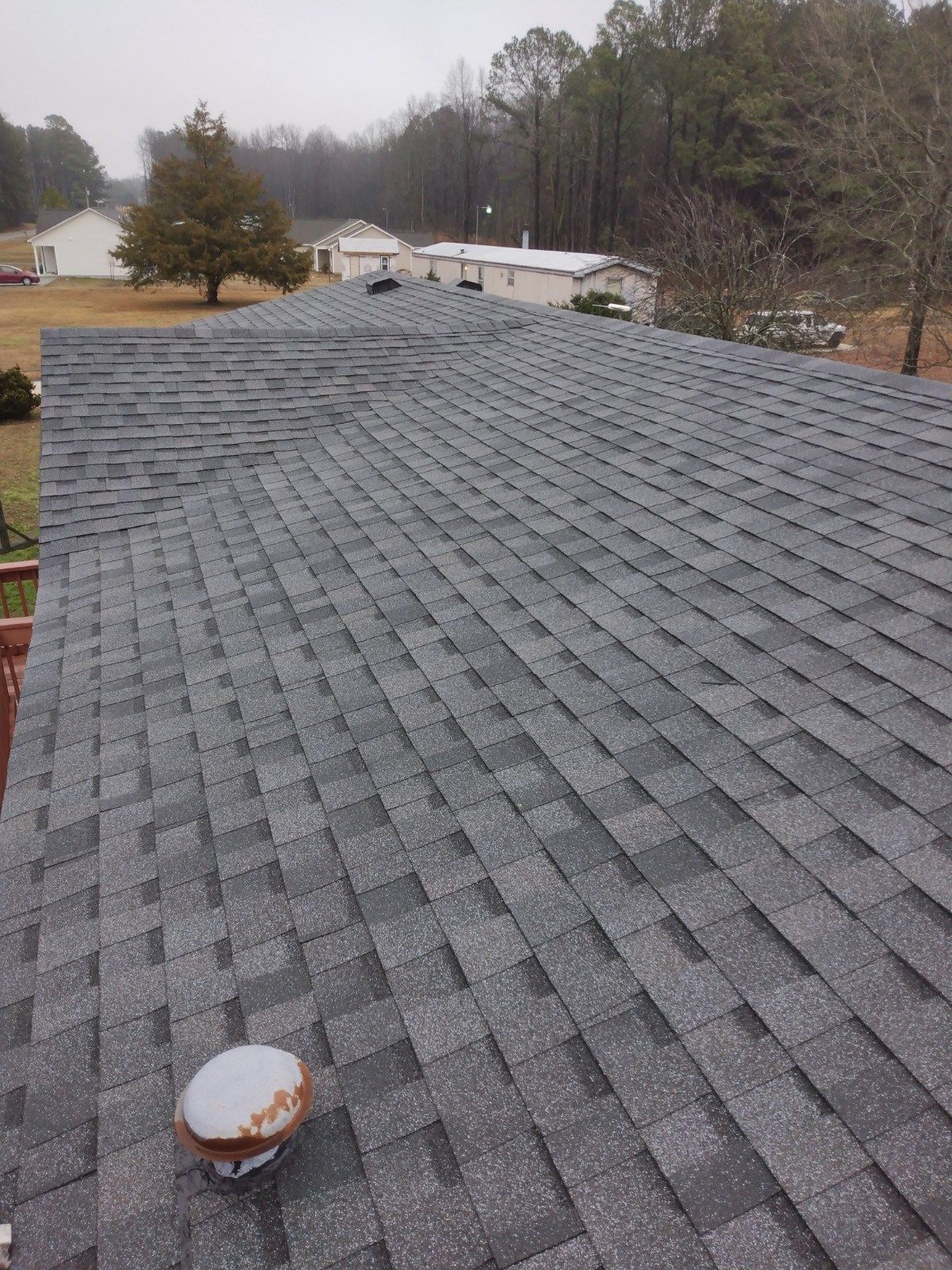 Roof replacement: completed replacement