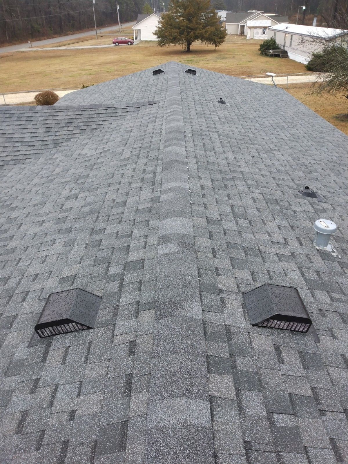 Roof replacement: completed replacement