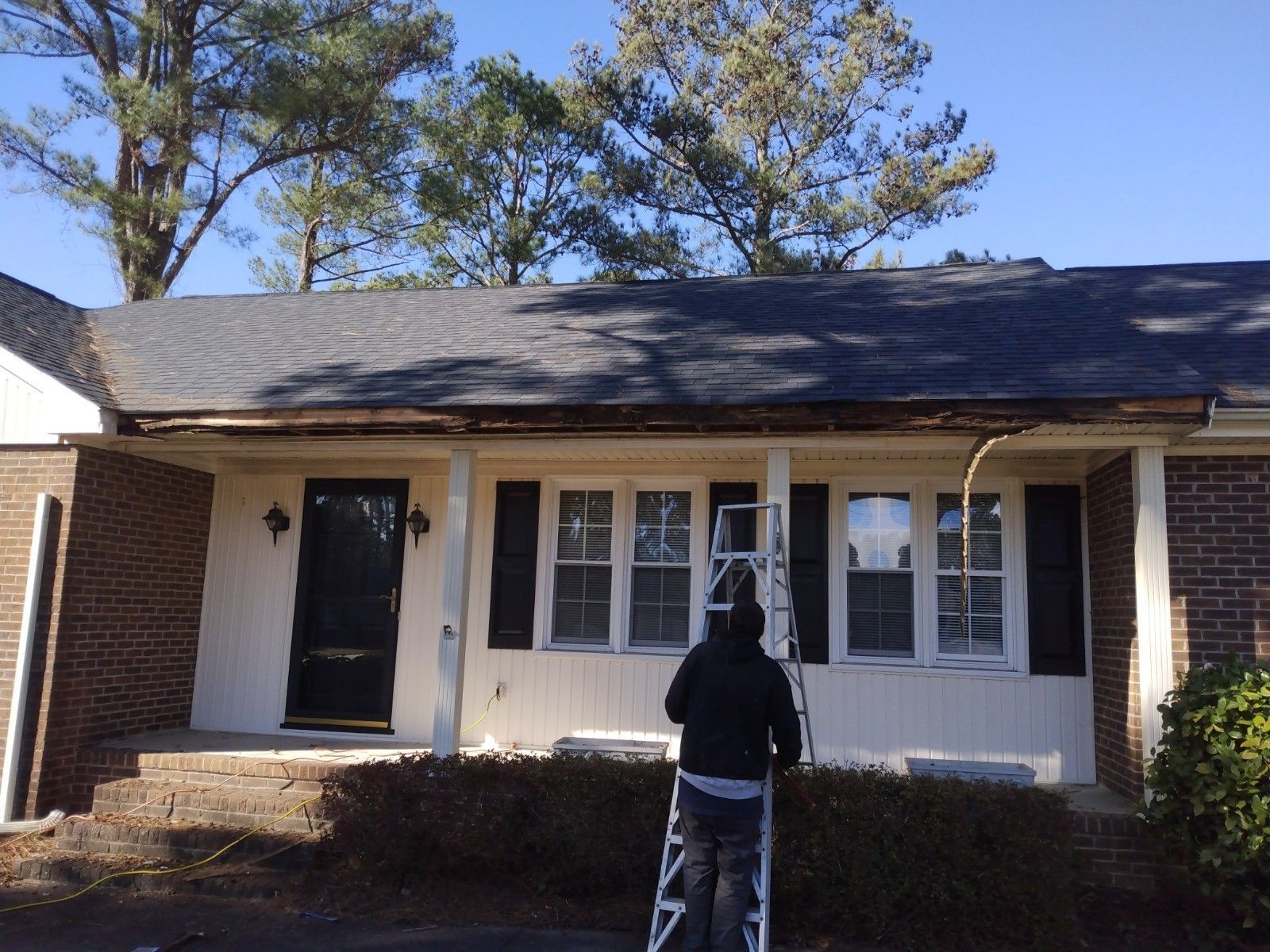 Wood rot around the house