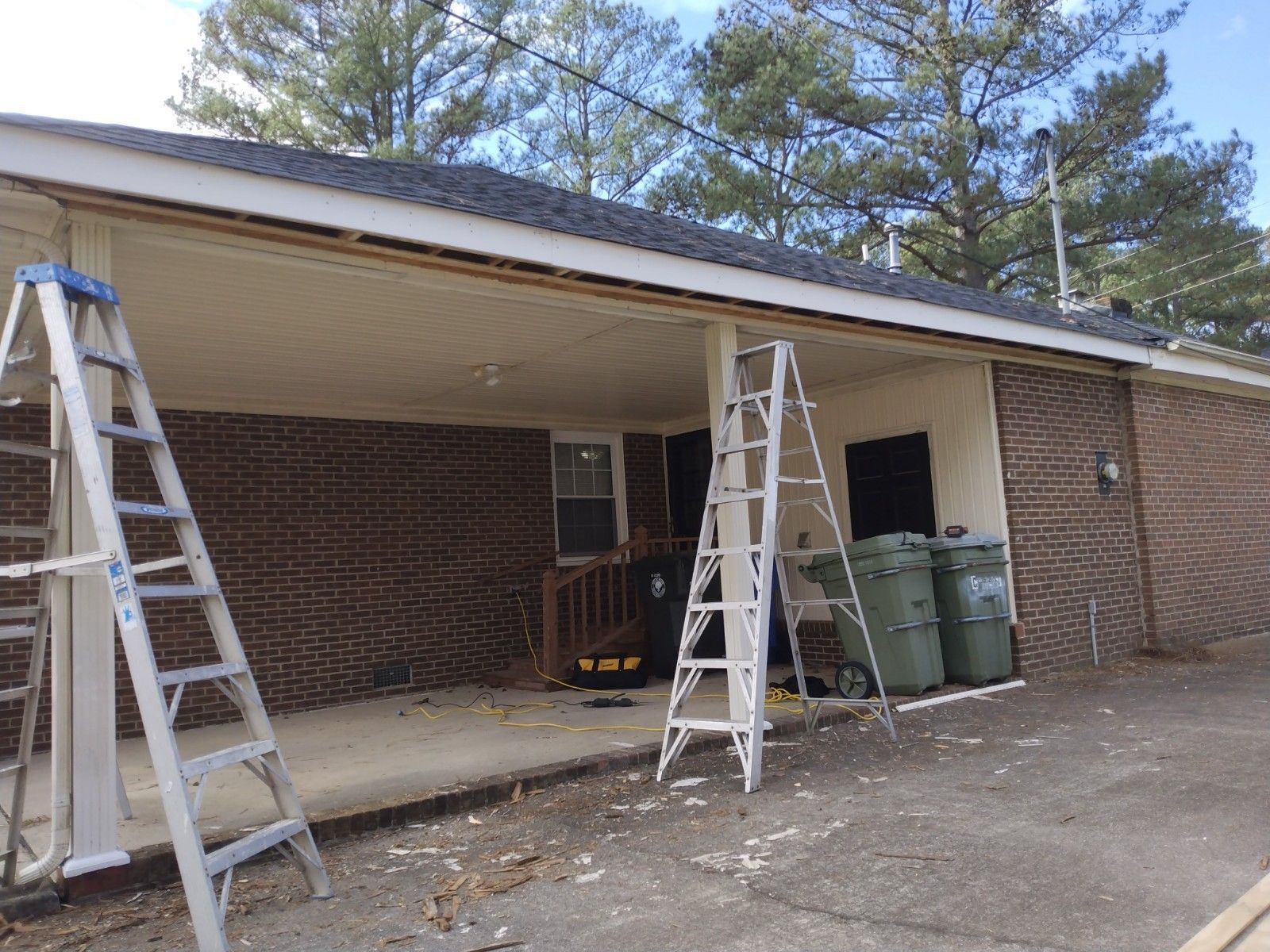 Wood rot around the house