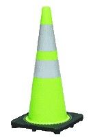 Traffic Cone Green With Reflective Collar — Payton Civil Products in Wilsonton, QLD