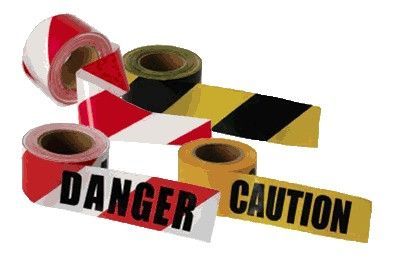 Barrier Tape Plastic 75mm X 100 Mtr Roll — Payton Civil Products in Wilsonton, QLD