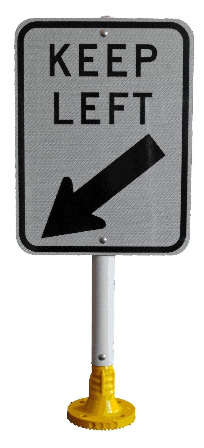 Flexible Sign Posts — Payton Civil Products in Wilsonton, QLD