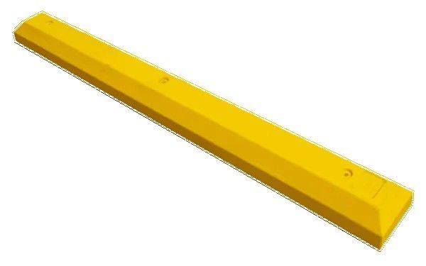 Wheel Stop Plastic Yellow — Payton Civil Products in Wilsonton, QLD