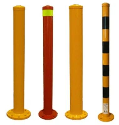 Steel or Flexible Car Park Bollards — Payton Civil Products in Wilsonton, QLD