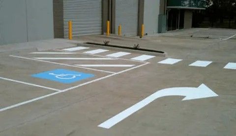 Linemarking — Payton Civil Products in Wilsonton, QLD