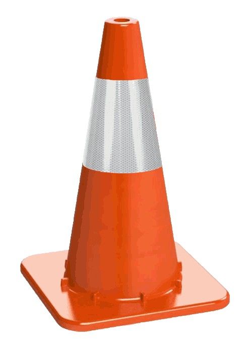 Traffic Cone Orange With Reflective Collar — Payton Civil Products in Wilsonton, QLD
