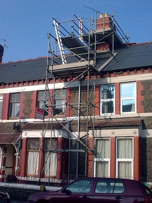 Council scaffolding work