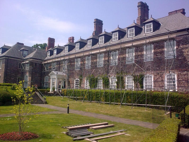 Scaffolding for commercial properties