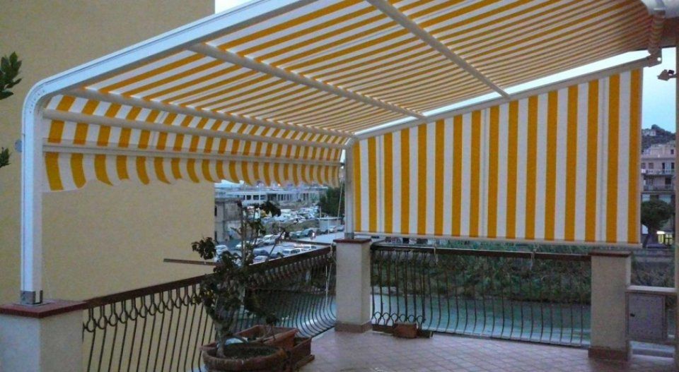 tende da sole a righe