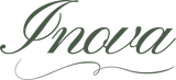 The word inova is written in cursive on a white background.