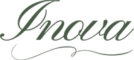 The word inova is written in cursive on a white background.