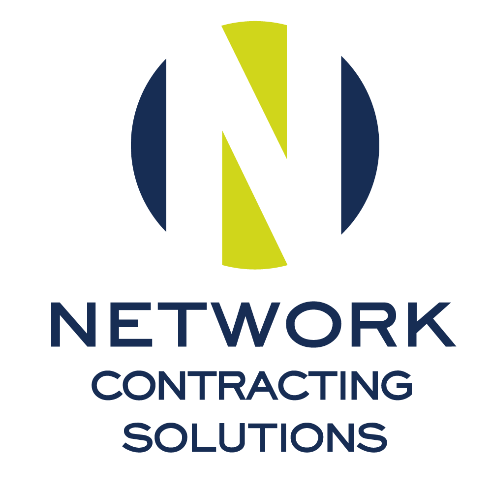 A logo for a company called network contracting solutions.