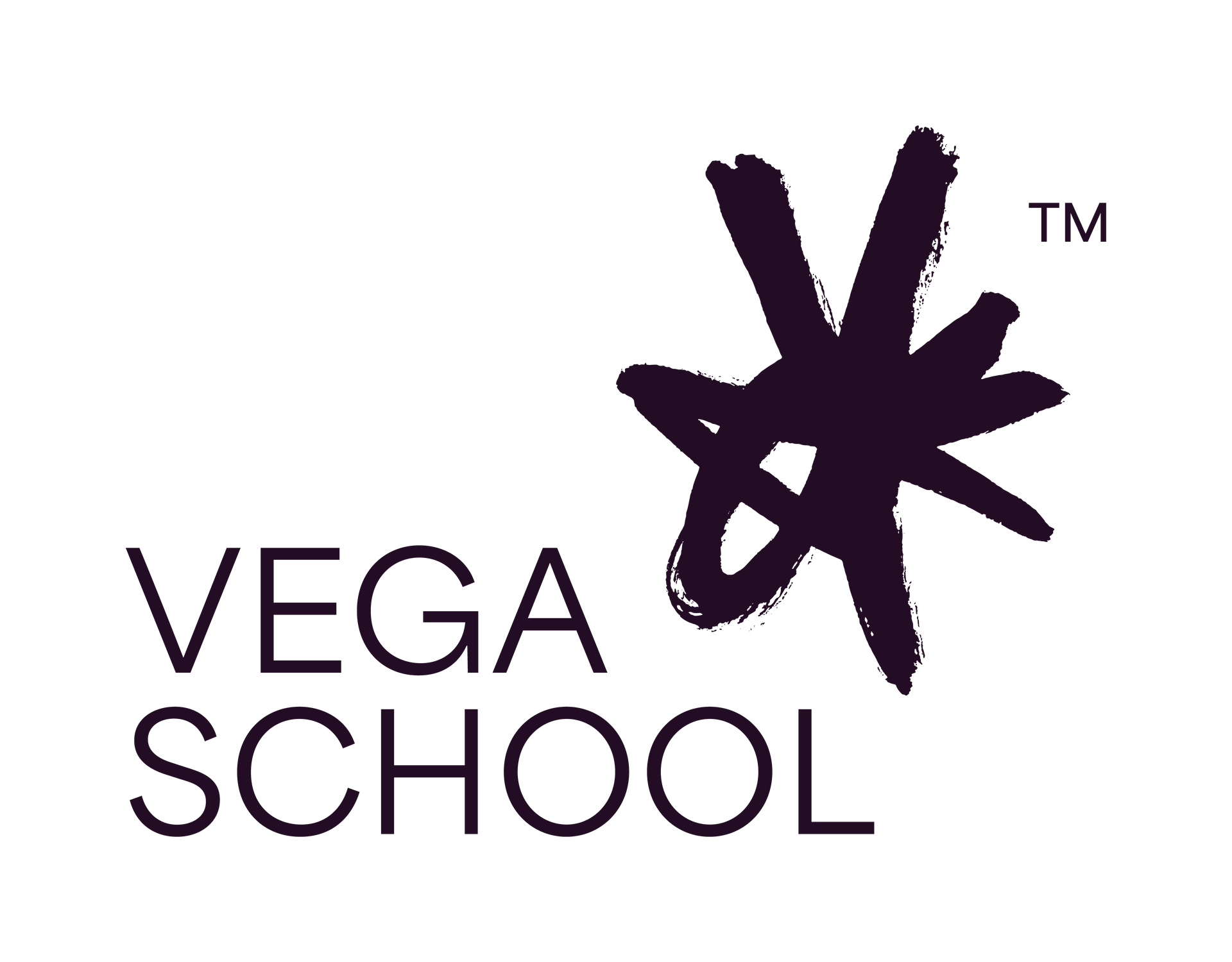 A logo for vega school of design brand and business