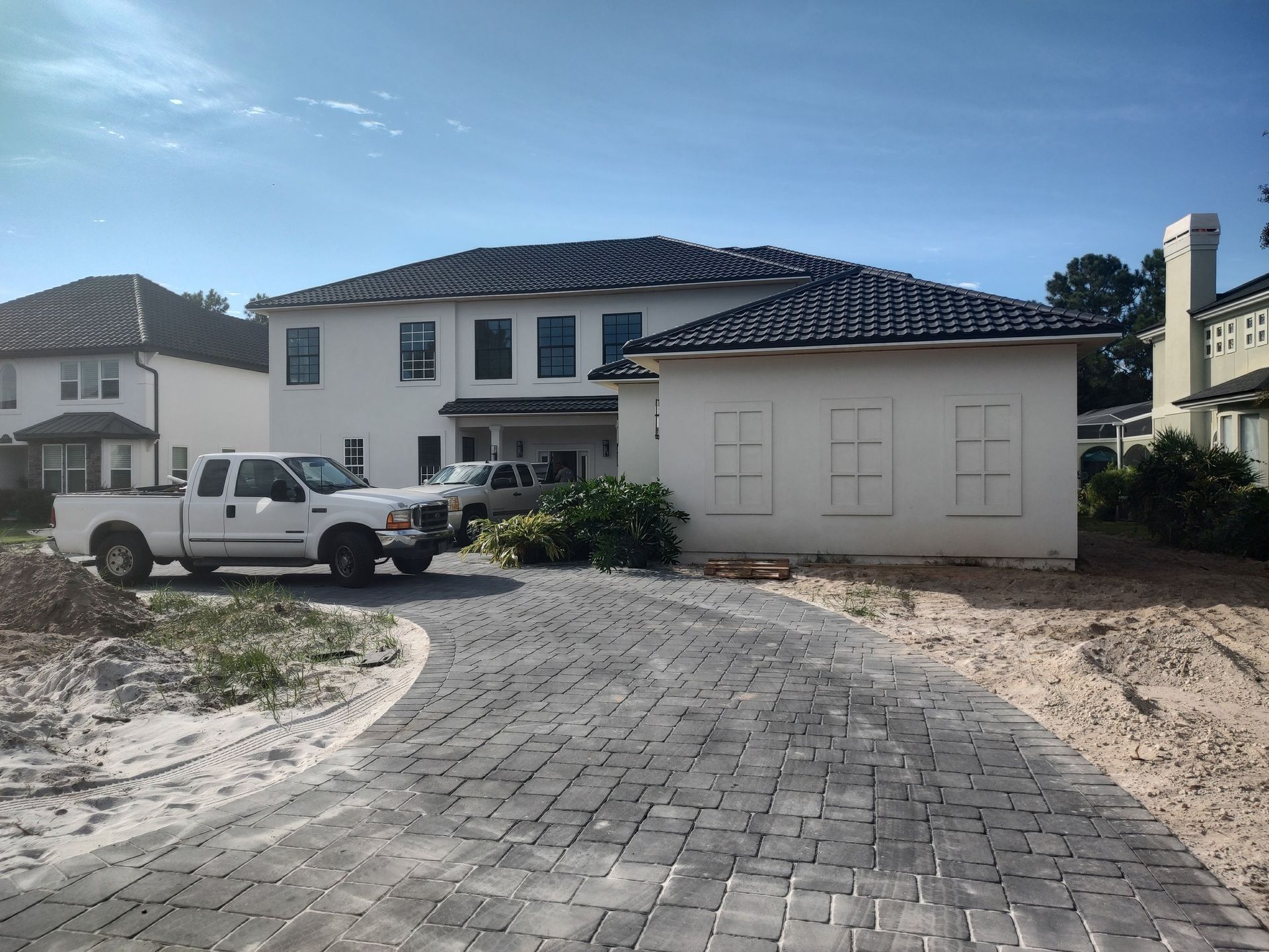 Exterior Shot Of A Modern House
