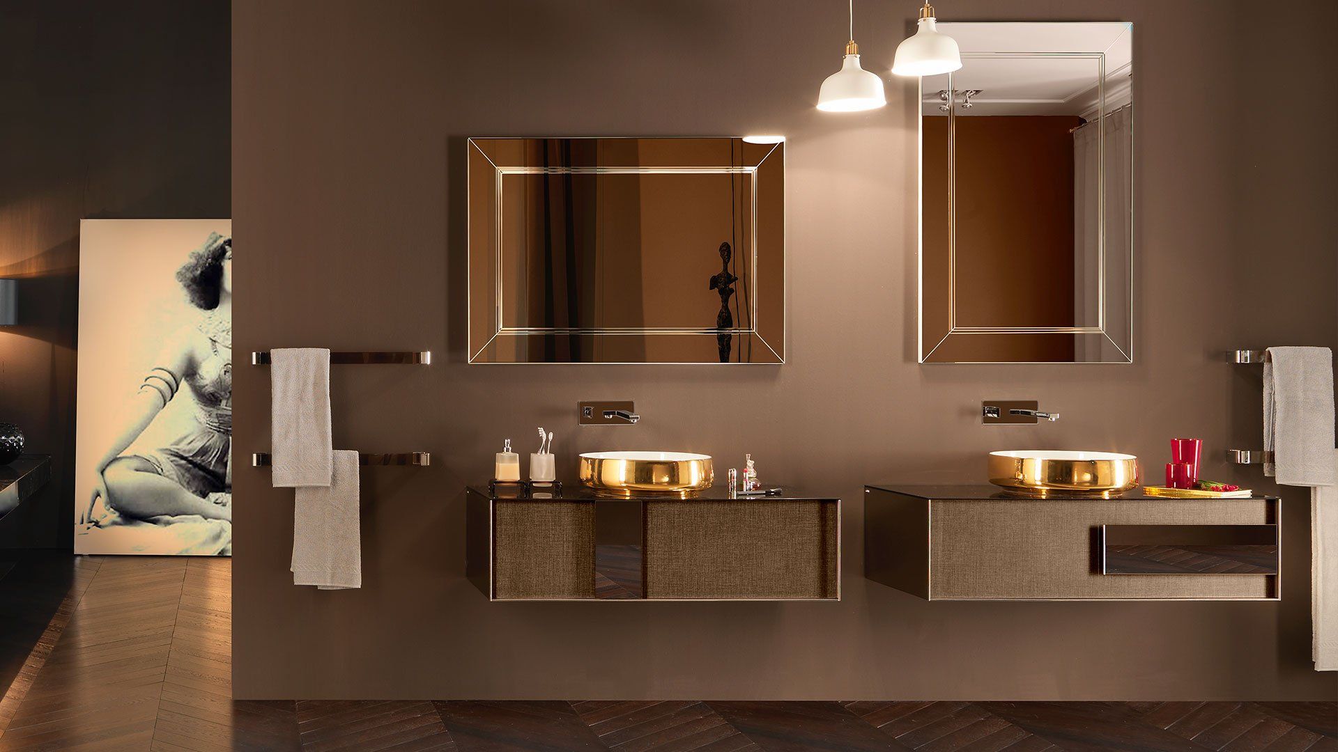 bagno marrone