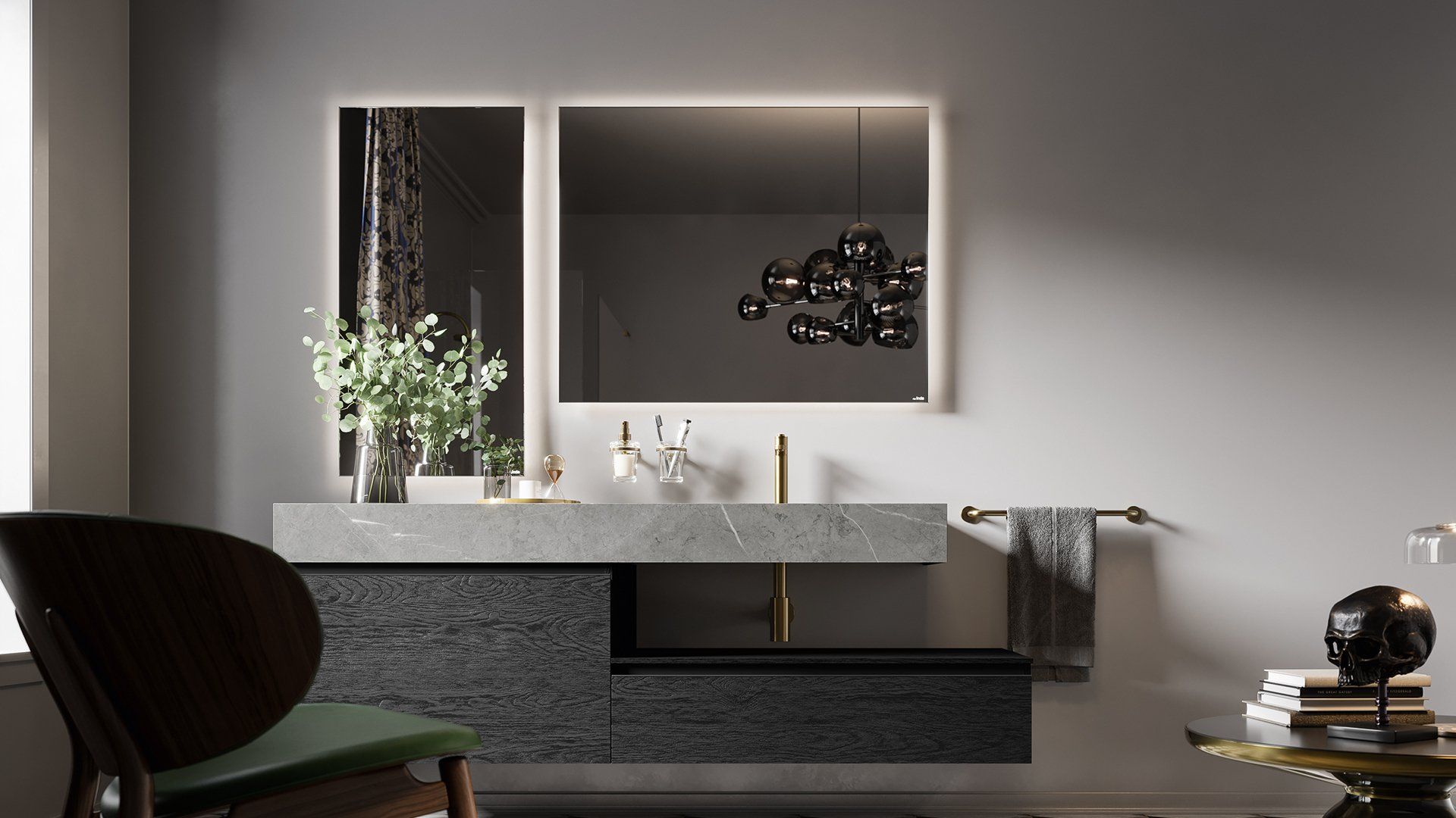 specchi retroilluminati