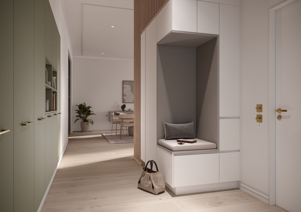 ingresso casa bianco