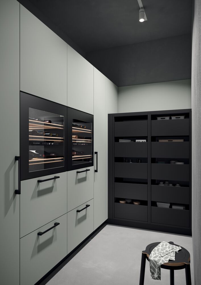 cucina con cassettiere