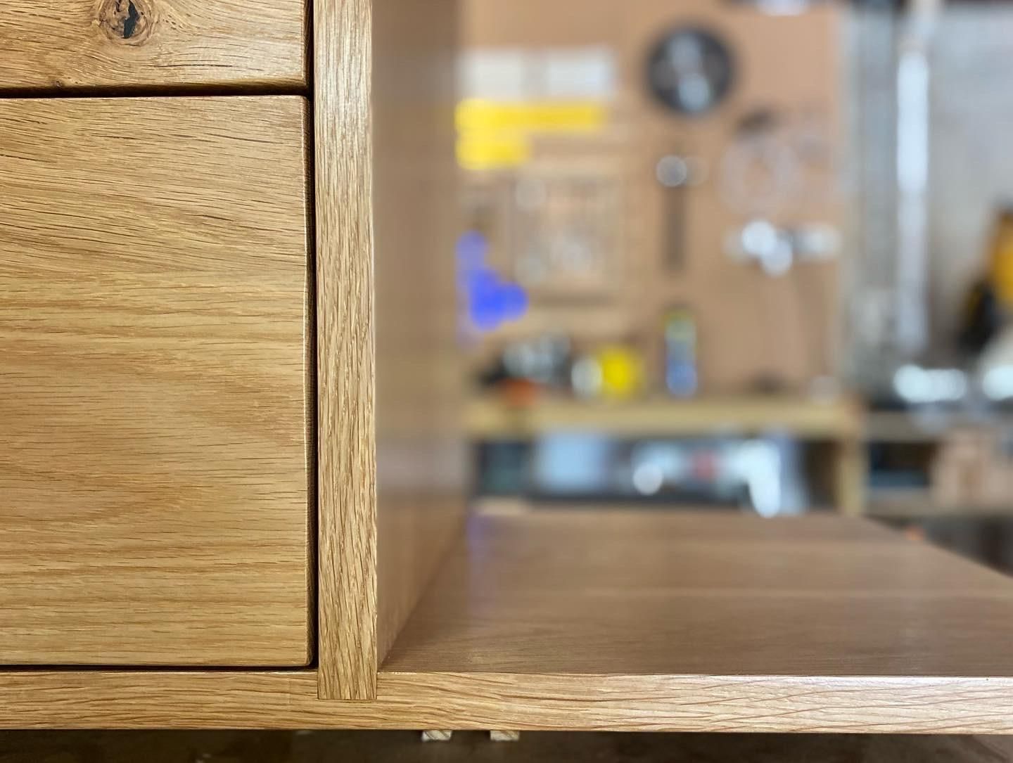 A Close Up Of A Wooden Dresser With A Blurred Background — BC Customs in Burrell Creek, NSW