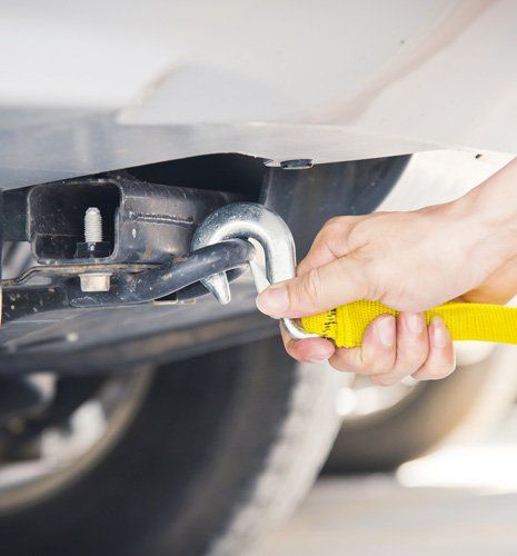 Towing Car With Towing Rope — Provo, UT — Am Pm Towing