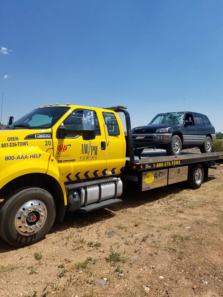 Semi Truck Tractor On The Road — Provo, UT — Am Pm Towing