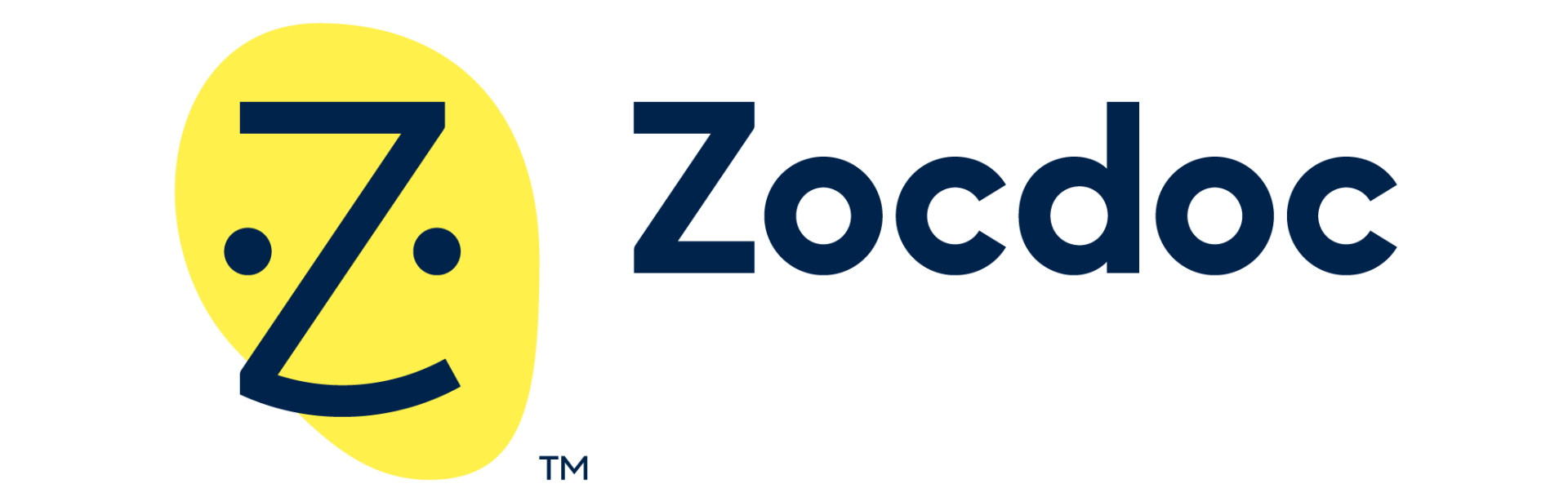 Zocdoc logo: yellow oval with a stylized