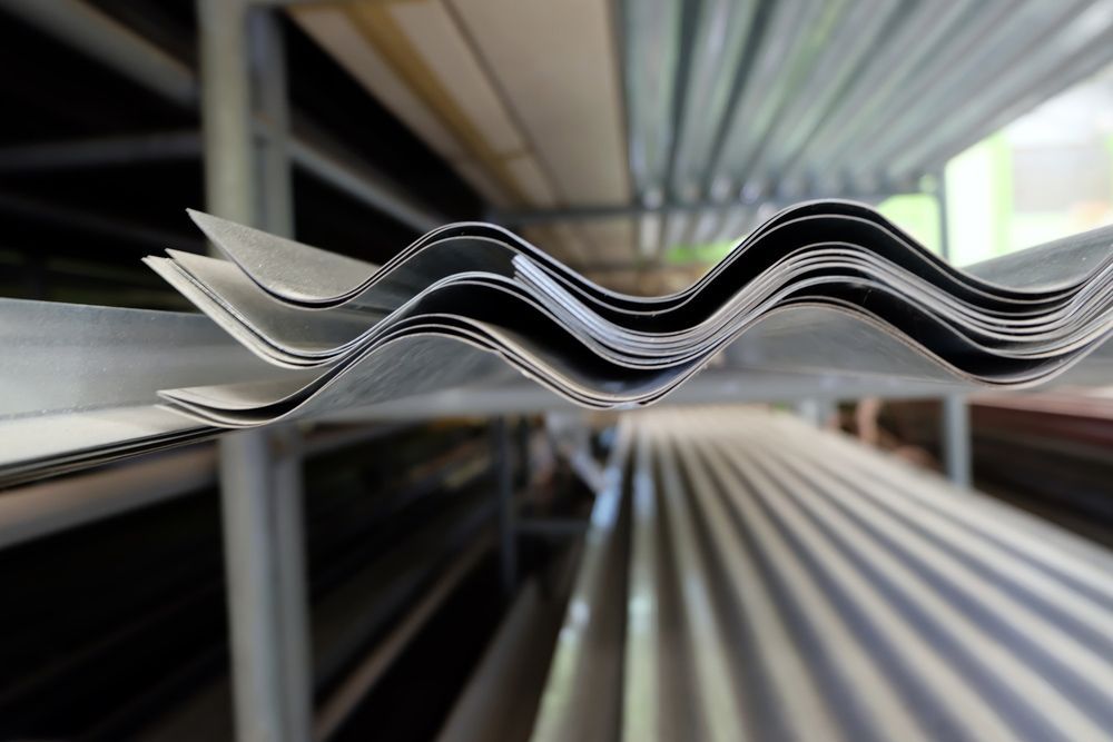 Metal Sheet Roofing Stacked — Experienced Roofer in Brisbane, QLD