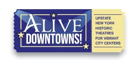 Alive Downtowns! logo