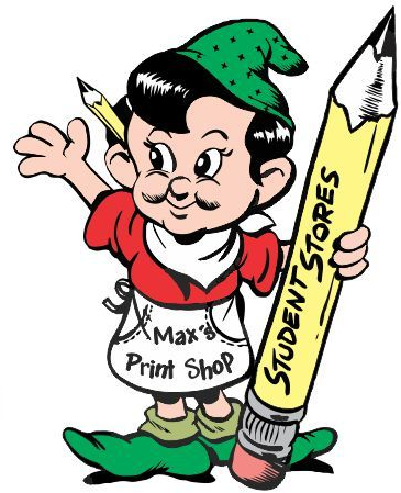 Max's Print Shop logo