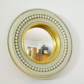 Gold plated mirror