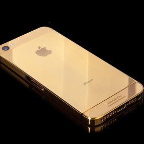 iPhone with gold plating